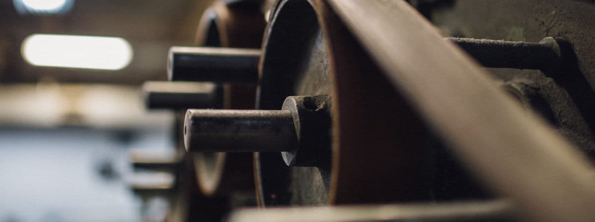 Precision machinery close-up