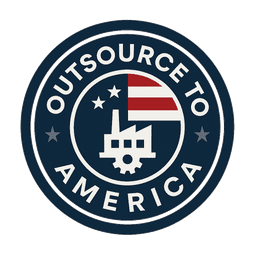 Outsource to America badge